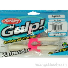 Berkley Gulp! 3 Shrimp Soft Bait, Nuclear Chicken, Glow, Pack of 6, #GSSHR3-NCH 000913424